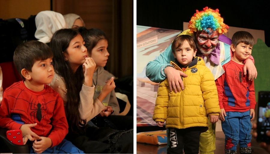 hapsu tursu sakarya İki Bavul Dolusu Hapşu ile Turşu tiyatro oyunu minikleri kahkahaya boğdu