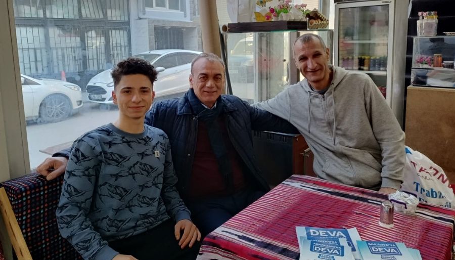 ercan basnuh deva Ercan Başnuh, esnaf ziyaretinde sorunları dinledi