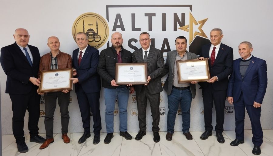 sakarya altin esnaf Altın Esnaflar Belgelerini Aldı