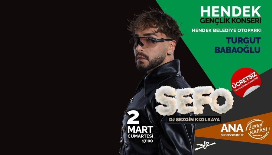 sefo hendek konser 1 Hendek’te SEFO Konseri İçin Hazırlıklar Tamam