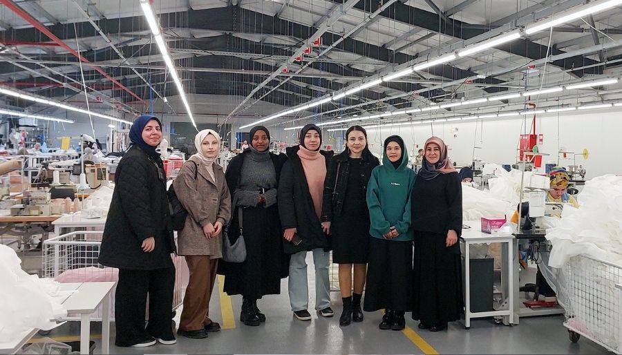 subu moda Geleceğin moda tasarımcıları teknik gezideydi