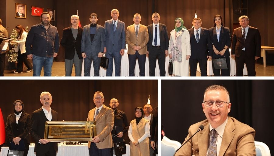 adapazari meclis plaket 3 Mutlu Işıksu’dan Meclise Teşekkür Plaketi