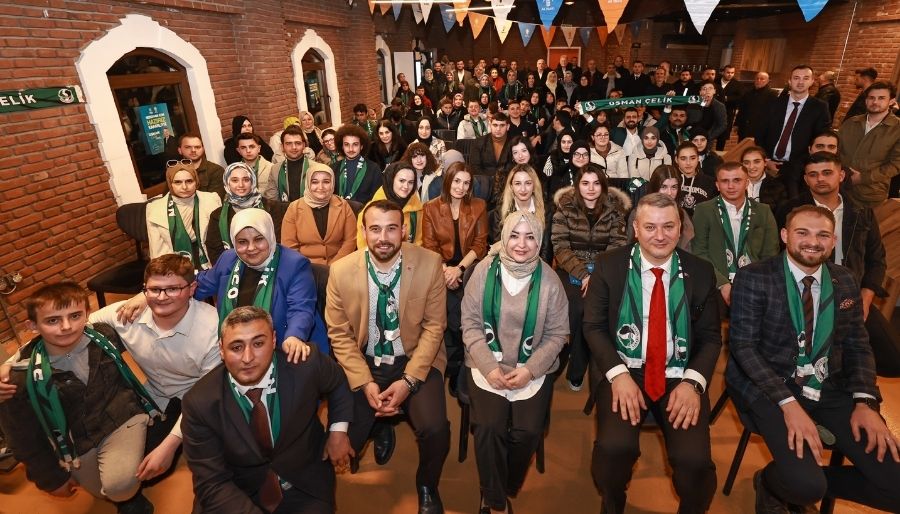 osman celik gencler Başkan Adayı Çelik Gençlerle Bir Araya Geldi