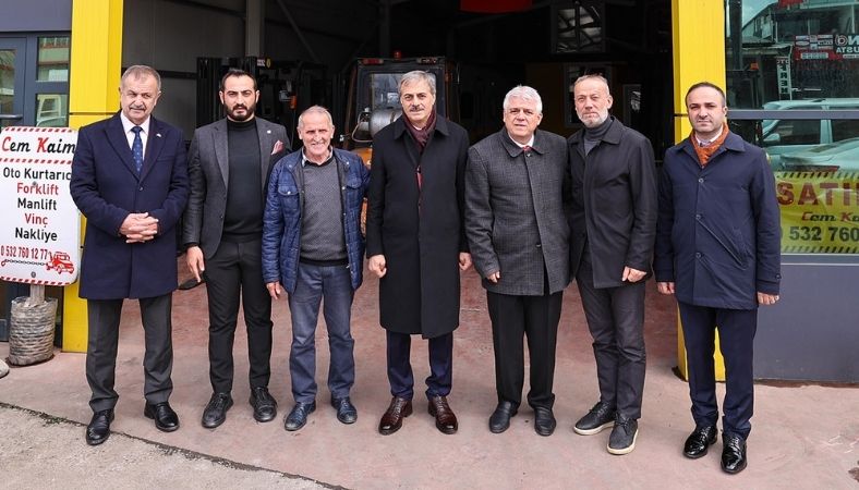 yusuf alemdar esnaf ziyareti 'Şehrimiz esnafının yanında olmaya devam edeceğiz'