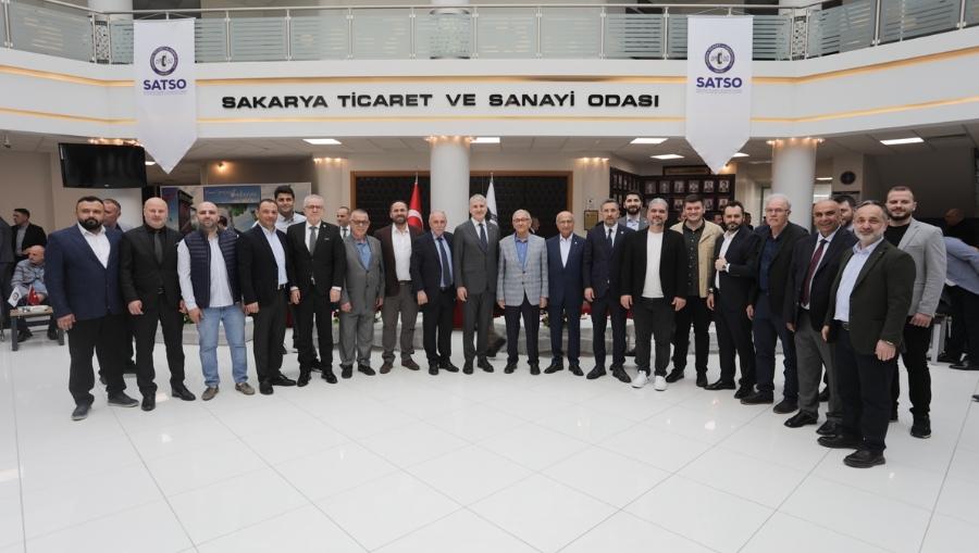 satso bayramlasma SATSO Geleneği Bozmadı, Bayramlaşma Töreni Yoğun Katılımla Gerçekleşti