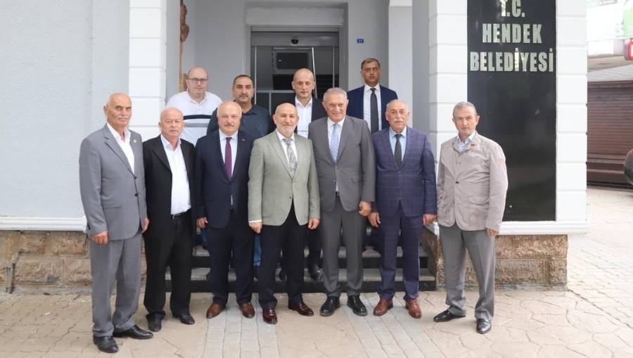 sesob irfan puskullu SESOB ve Esnaf Odaları Başkanlarından Başkan İrfan Püsküllü’ye Ziyaret