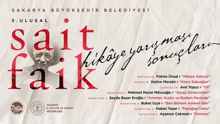 3 ulusal sait faik yarisma İşte Sakarya’nın kazanan hikayeleri