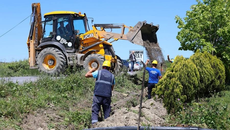 kaynarca saski Kaynarca Kertil Mahallesi’nin 3 bin 300 metrelik hattı yenileniyor