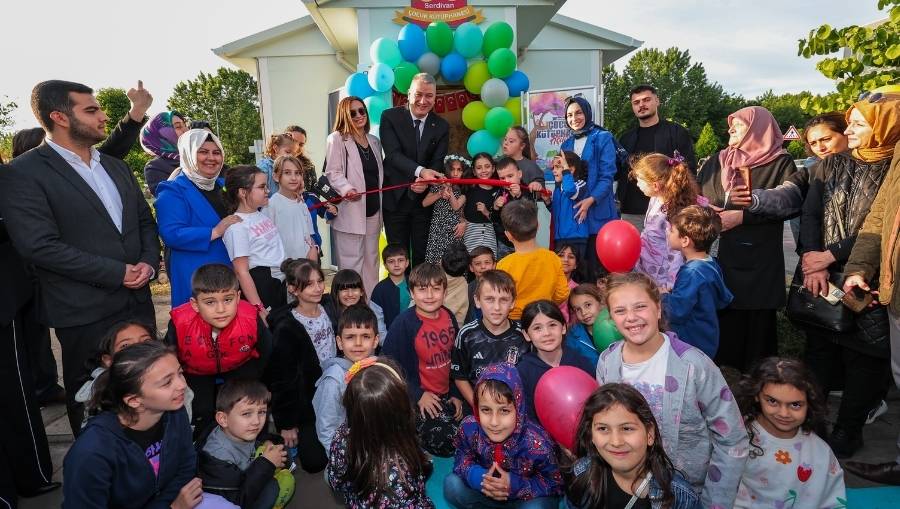 serdivan cocuk kutuphanesi Serdivan Çocuk Kütüphanesi Açıldı