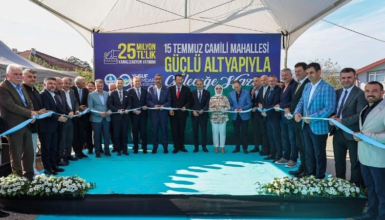 sakarya camili altyapi 25 Milyon Liralık Altyapı Yatırımı Hayırlı Olsun