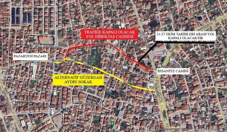 sakarya dibektas enerji hatti yenileme Dibektaş Caddesi’nde Enerji Hatları Yer Altına Alınacak