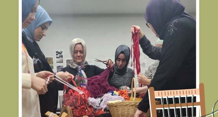 serdivan atik sanata donustu Serdivan'da Atıklar Sanata Dönüştü