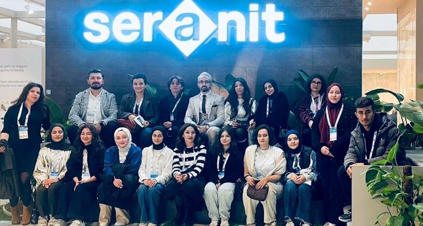 subu ogrencileri unicera fuari SUBÜ’nün Tasarım Öğrencileri Unicera Fuarı’ndaydı