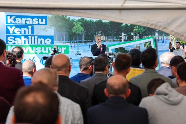 karasu rekrasyon projesi 1 Yeni Mahalle Sahil Düzenleme ve Rekreasyon projesinin temeli atıldı