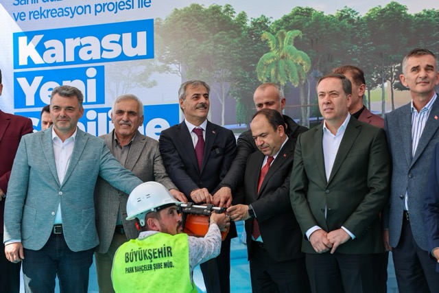 karasu rekrasyon projesi 10 Yeni Mahalle Sahil Düzenleme ve Rekreasyon projesinin temeli atıldı