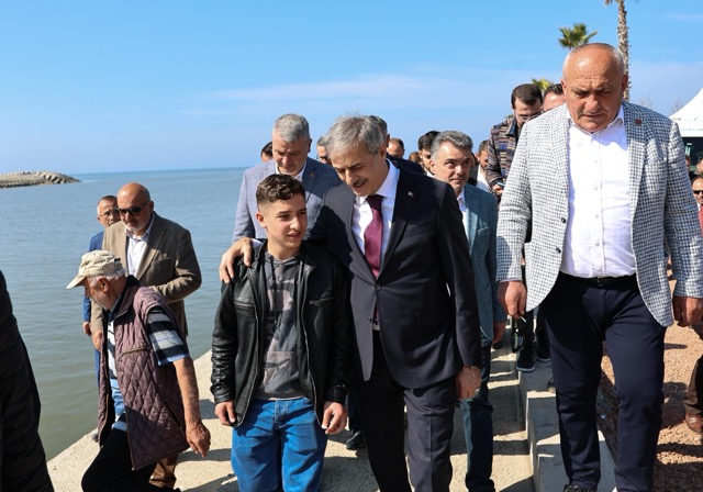 karasu rekrasyon projesi 9 Yeni Mahalle Sahil Düzenleme ve Rekreasyon projesinin temeli atıldı