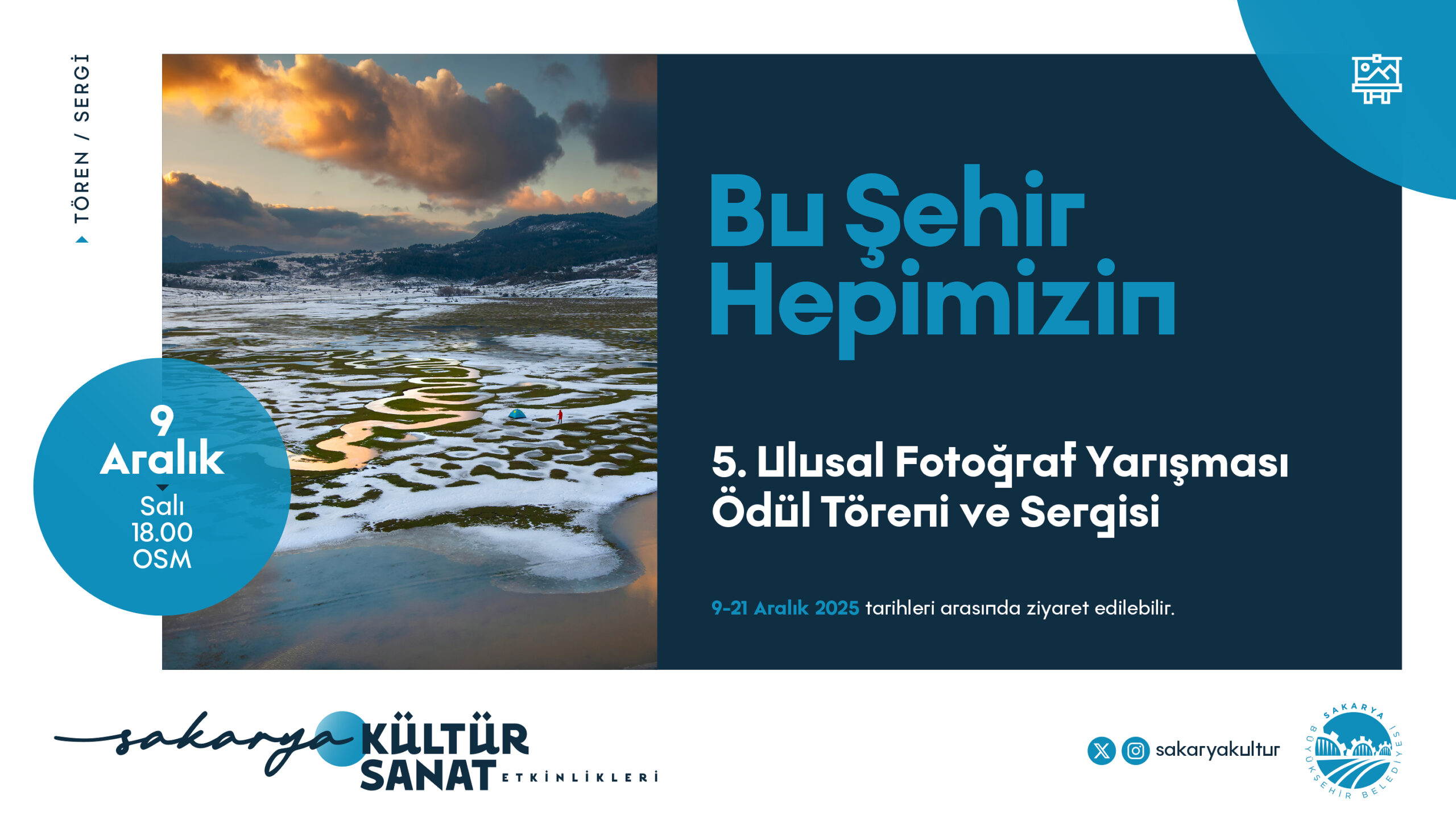 Sakarya Büyükşehir Belediyesi'nin fotoğraf yarışmasında 43 eser OSM'de sergilenecek