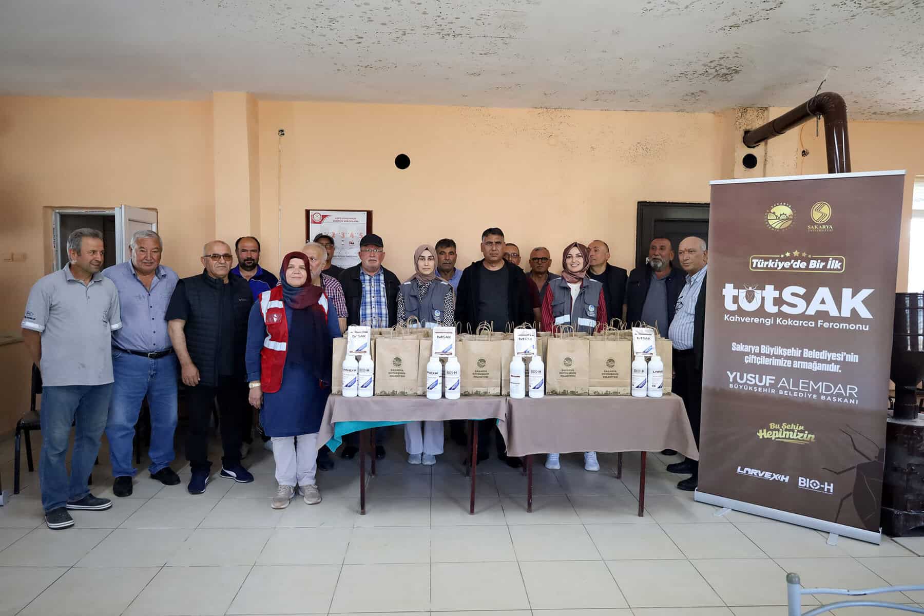 Sağlıklı ürünler ve yerel üreticilere destek için düzenlenen kahve programı.