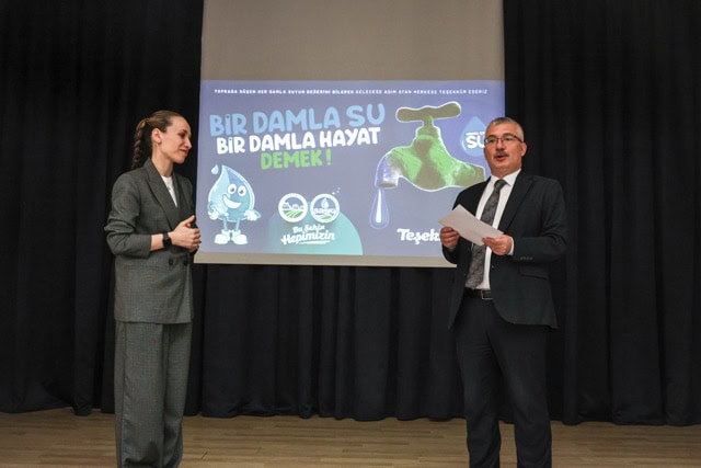 SASKİ, suyun yaşam döngüsünü okul sıralarında anlattı