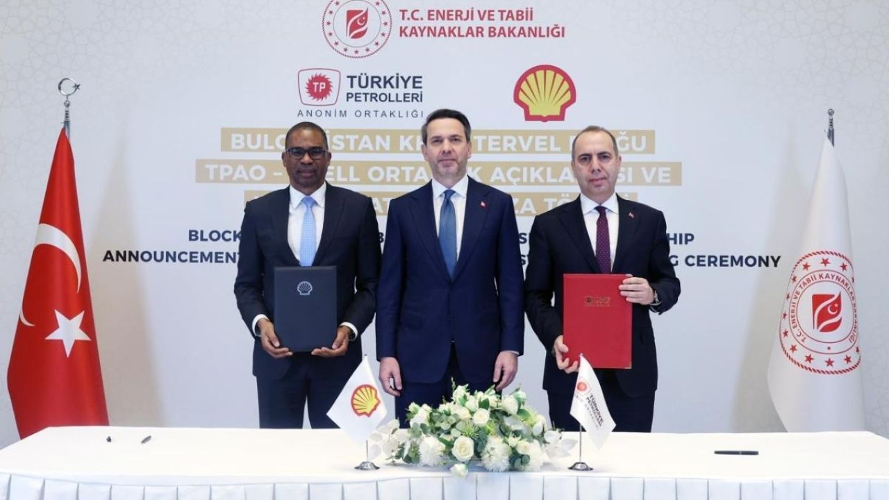 TPAO ve Shell, Khan Tervel Sahasında Ortak Arama Çalışmalarına Resmen Başladı