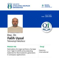 fakultemiz ogretim uyelerinden q1 ve q2 dergilerde onemli bilimsel yayin basarisi d8caa4a1 Fakültemiz Öğretim Üyelerinin Q1 ve Q2 Dergilerdeki Yayın Başarısı Tescillendi