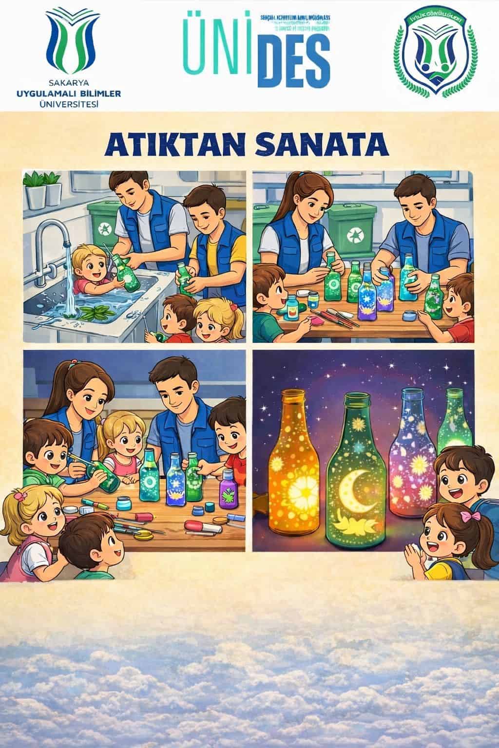 İyilik Gönüllüleri'nin “Atıktan Sanata” Projesi ÜNİDES Programı Kapsamında Desteklenecek