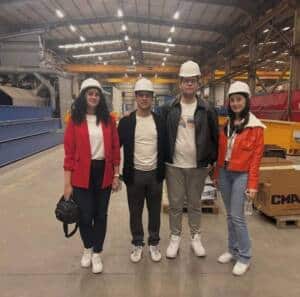 akademisyenlerimizden tubitak 2209 b projeleri kapsaminda firma ziyareti 422ca7d8 TÜBİTAK 2209-B Kapsamında CMAK Vinç’te Uygulamalı Eğitim ve Veri Toplama Çalışmaları Gerçekleştirildi