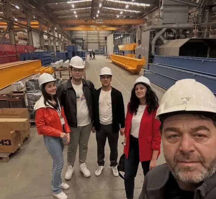 TÜBİTAK 2209-B Kapsamında CMAK Vinç’te Uygulamalı Eğitim ve Veri Toplama Çalışmaları Gerçekleştirildi