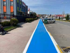 buyuksehirden erenlerde bisiklet yollarina guvenli dokunus 473bd231 Sakarya Büyükşehir, Erenler'deki Bisiklet Yollarında Bakım ve Yenileme Çalışmalarını Tamamladı