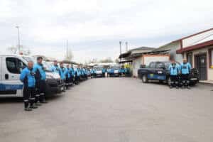 ekip sahaya indi sehrin her karisinda mucadele basladi 00084228 Sakarya Büyükşehir’den Şehrin Tamamında Haşere ve Zararlılarla Etkin Mücadele