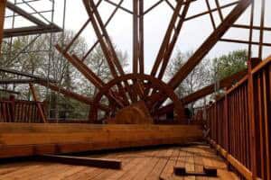 otomatik taslak 13865a03 1 Aziz Duran Parkı’ndaki Tarihi Çark ve Yel Değirmeni Aslına Uygun Yenileniyor