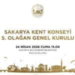 Sakarya Kent Konseyi 5. Genel Kurulu 24 Nisan'da Meclis Salonunda Yapılacak