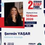 Serdivan Kitap Fuarı’nda 16 Nisan’da Gerçekleşecek Söyleşiler ve Etkinlik Programı