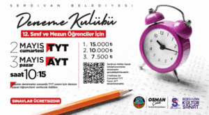 Serdivan Deneme Kulübü Sınavlarında Katılım Artıyor, Başarılı Öğrencilere Ödül Veriliyor
